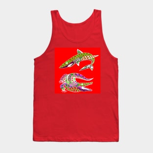 king of the wild the shark and the alligator Tank Top